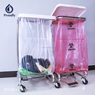 Laundry Bag Water Soluble PVA Hot Cold Hospital Water Soluble Laundry Bag With Adhesive Strip