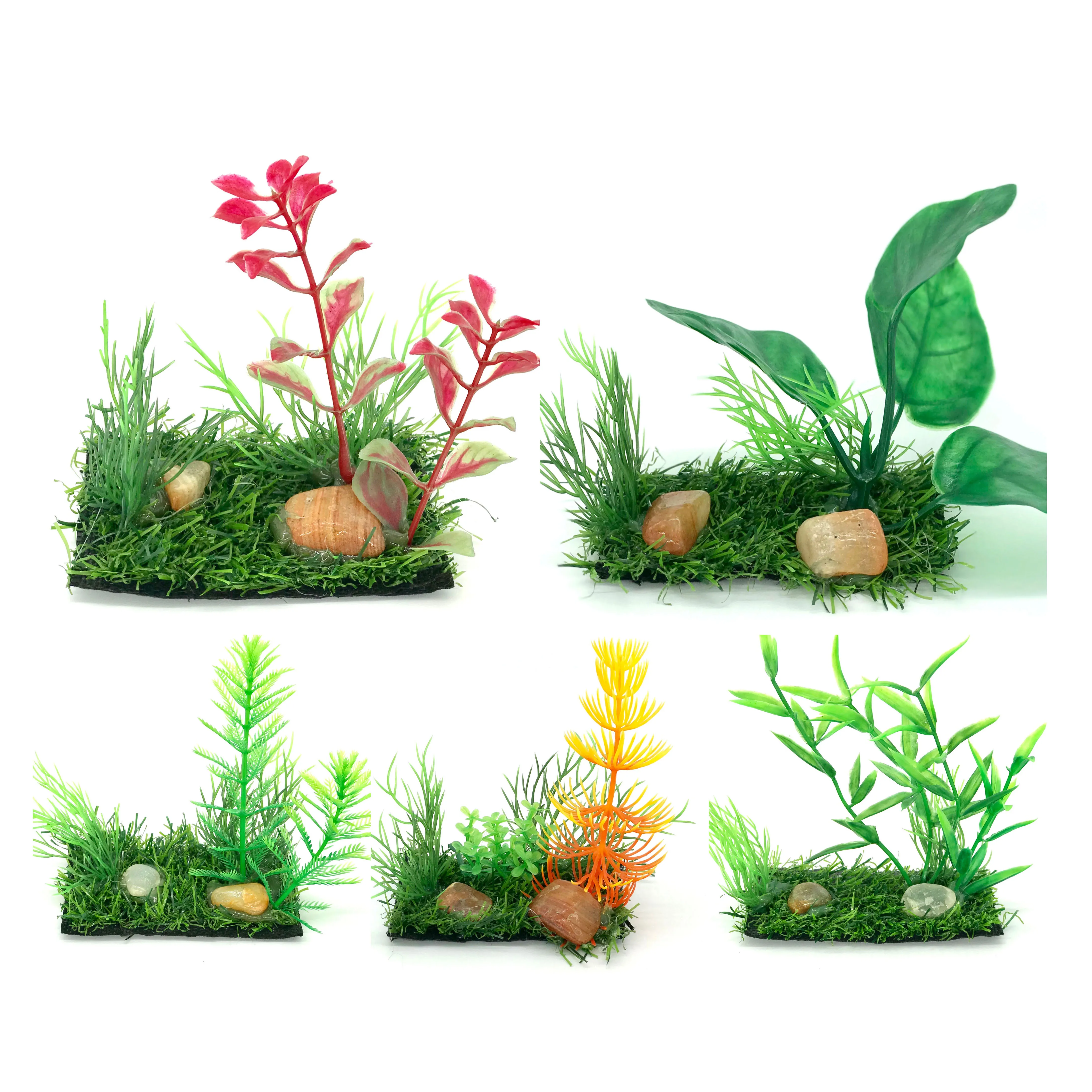 Plastic Aquatic Plant For Fish Tank Ornament オープニング