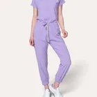 Medical Stretch FUYI Fashion Uniform Scrubs Suit Wholesale Hospital Nurse Medical Stretch Scrub Sets