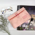 Dupont Bag Retro Pink Wrinkling Dupont Paper Waterproof Makeup Pouch Bag Cosmetic