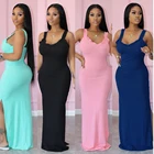 Long Skirt 2021 Tube Dresses Summer Autumnr Maxi Long Dresses Sundress Club Skirt
