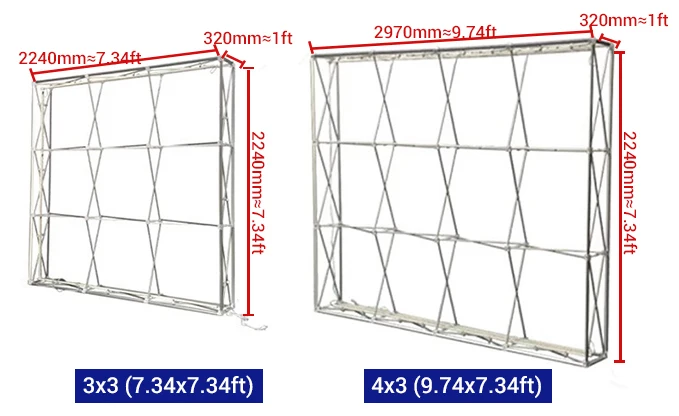 High Quality Custom Lightbox Backdrop Stand Pop up Banner LED Light Foldable Display Stand H2d73c20b07c44d9394c0397f9d878083d