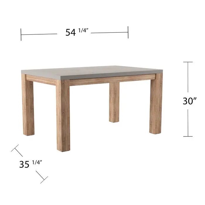 patio outdoor furniture garden furniture dining room sets Rectangular 4 - Person 54.25