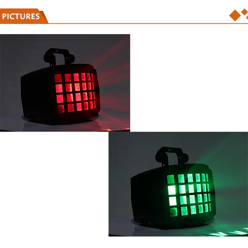 RGBW 4in1 DMX512 Wireless IR Party Laser Lighting LED Battery-powered Butterfly Light for Stage Disco DJ Theme Park Derbys