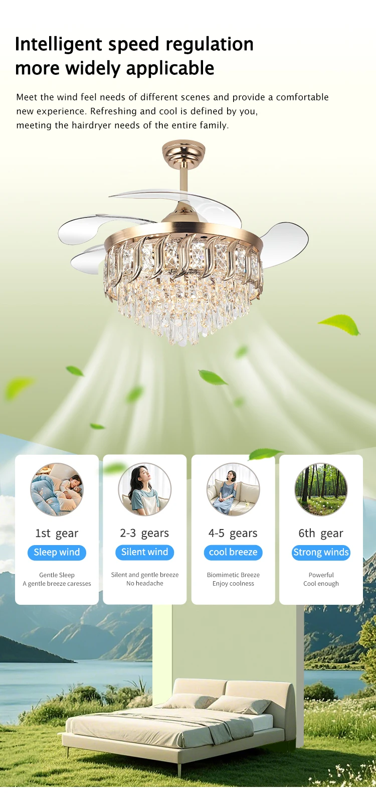 Ceiling Fan, LED, K9 - detail 10