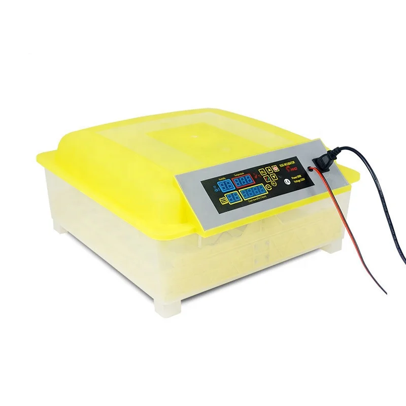 Transparent Digital Automatic Egg Incubator with Temperature Control Function,Yellow