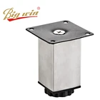 Best Quality Modern Design Iron Stainless Steel Furniture Legs Square Tube Metal Sofa Feet