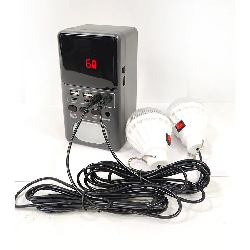 Rechargeable Solar Stand Fan, 12V, 25W - detail 18