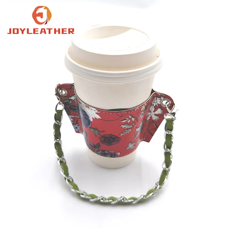 Wholesale Price Simple Design Fashion Coffee Cup Holder With Chain Hot-Selling Takeaway