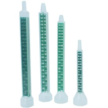 MF Series Plastic Mixing Tip Epoxy Green Core Static Mixers Disposable Mixing Tube Nozzle For AB Glue Dispenser