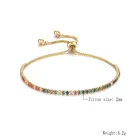 Gemstone Jewelry Colorful Gemstone Hand Decoration Adjustable Bracelet Jewelry