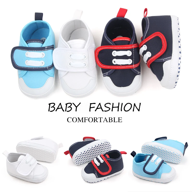 New Arrival Spring& Autumn Soft Soled Canvas Shoes Baby Shoes for Girls and Boys supplier