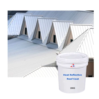 Waterproof and heat reflective roof Coating Good Cooling polymer roof coatings heat insulation