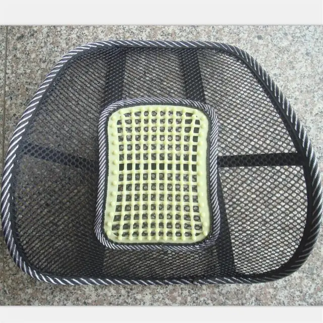 40*39cm Seat Cushions for Car Waist & Seat Universal Massage Breathable Ball Soft Polyester Pillows Car Seat Waist Cushions