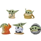 Baby Doll 5 Pack Resin Toy Figure Collection Baby Yoda Doll Action Figure Baby Yoda Mold Toy Figure Gift Holiday