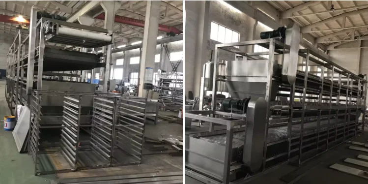 dehydrated vegetable Continuous belt Conveyor Tunnel drying machine