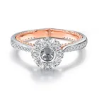 Diamond Rings Ring Womens Diamond Rings Natural Diamond Ring 18k Luxury Square Diamond Ring Setting For Women