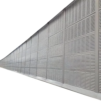 Highway Durable Transparent Noise Control Sound Barriers Plain Weave with Cutting and Bending Services Prevents Noise