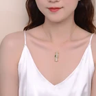 Jade Hetian White Jade Rising S925 Silver Necklace