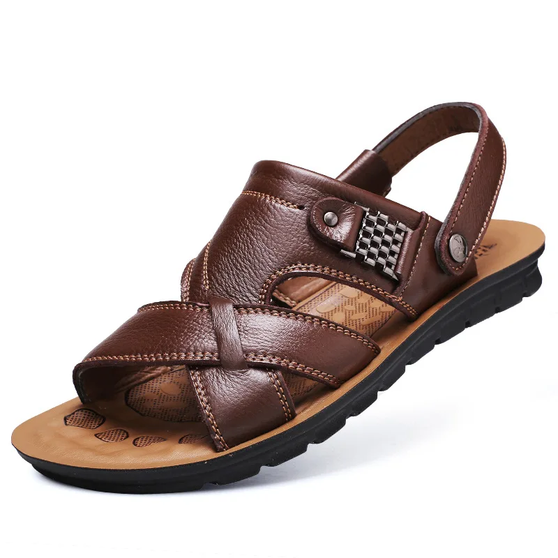 mens sandals with back straps