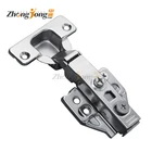 Hinges Good Qualtiy Adjustable 3D Plate Iron Clip On Soft Closing Hydraulic Cabinet Hinges 3D