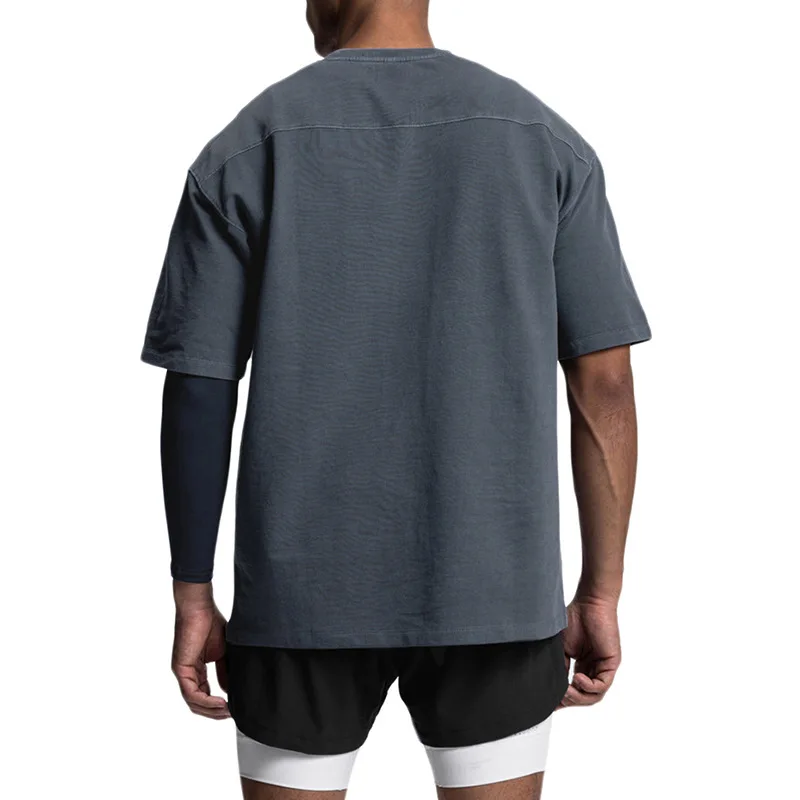 High Quality O-Neck T-Shirt Custom Pictures Logo Print Streetwear Oversize T-shirt for Men