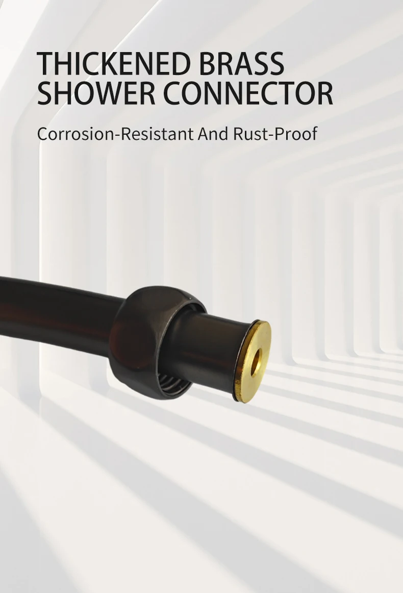 Gunmetal Grey Kink-Free Anti-Twist Shower Hose | PVC Water Filter Hose manufacture