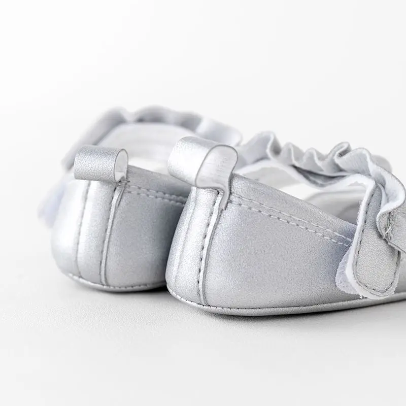 2023 New Arrival High Quality Lightweight Breathable Anti-Slippery Baby Girl Princess Shoes Walking Shoes with TPR I factory