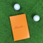 Card Factory Price Golf Club Equipment Durable Record Golf Game Match Score Synthetic Leather Golf Score Card