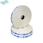 Paper Printed Logo White Self Sealing Currency Bands Blank Paper Money Bill Strap Band