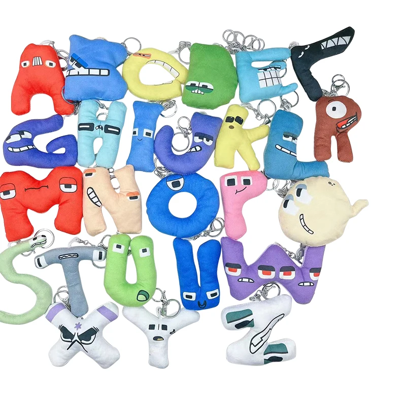 26 Style Alphabet Lore Plushy Anime Doll Kawaii 26 English Letters