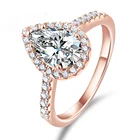 Sterling Silver Silver Cz 925 Silver Rings Manufacturer Direct Sale 925 Sterling Silver Ring Cz Wedding Rings Women Rings