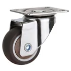Ball Bearing Caster Tpr Swivel 2 Inches Caster 2 Inch Small Plate 3Inch Ball Bearing Central Locking