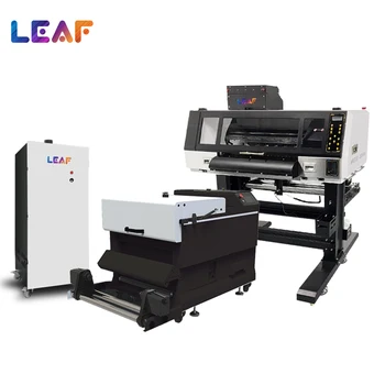 LEAF Automatically 60cm 24 inch DTF Printer Heat Transfer PET Film T-shirt DTF Inkjet Printer With Powder Shaking Oven Machine