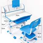 Furniture Desk And Chair School Drawing Table Student Desk Chair Metal Furniture Sets