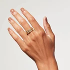 Ring Men Ring Minimalist Men Jewelry 925 Sterling Silver Gold Plated Ring For Women