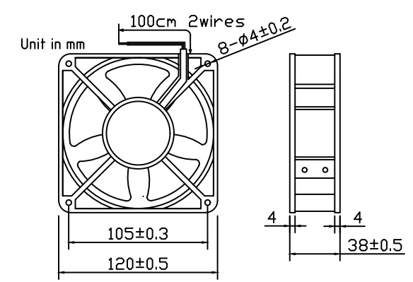 Quality Axial Flow Fan, 220, ABS, Asynchronous Motor - detail 6