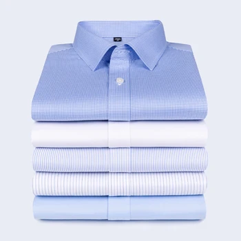 Ready to Ship 100% Cotton Men's Shirt With 26 Options Long Sleeve Shirts Non Iron Custom Tuxedo Shirts For Men