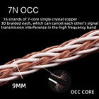 Speaker Cable Pvc YYAUDIO 8TC 7N OCC Pure Copper Speaker Cable Hifi Audio Speaker Wire Loudspeaker Cable