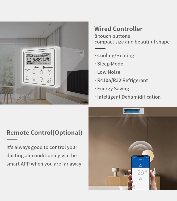 Fan Coil Unit, VRF, Inverter, R32, Ceiling - detail 16