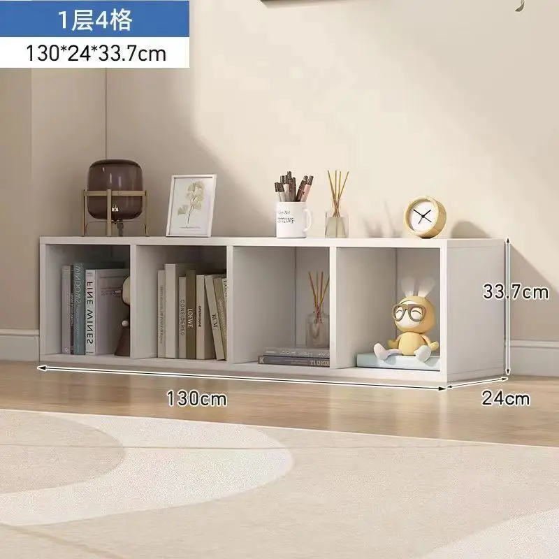 High quality Floor-to-ceiling Cabinet Simple Bookshelf Backgrounds Floor Bookshelf Bookcase Living Room China Manufacturer