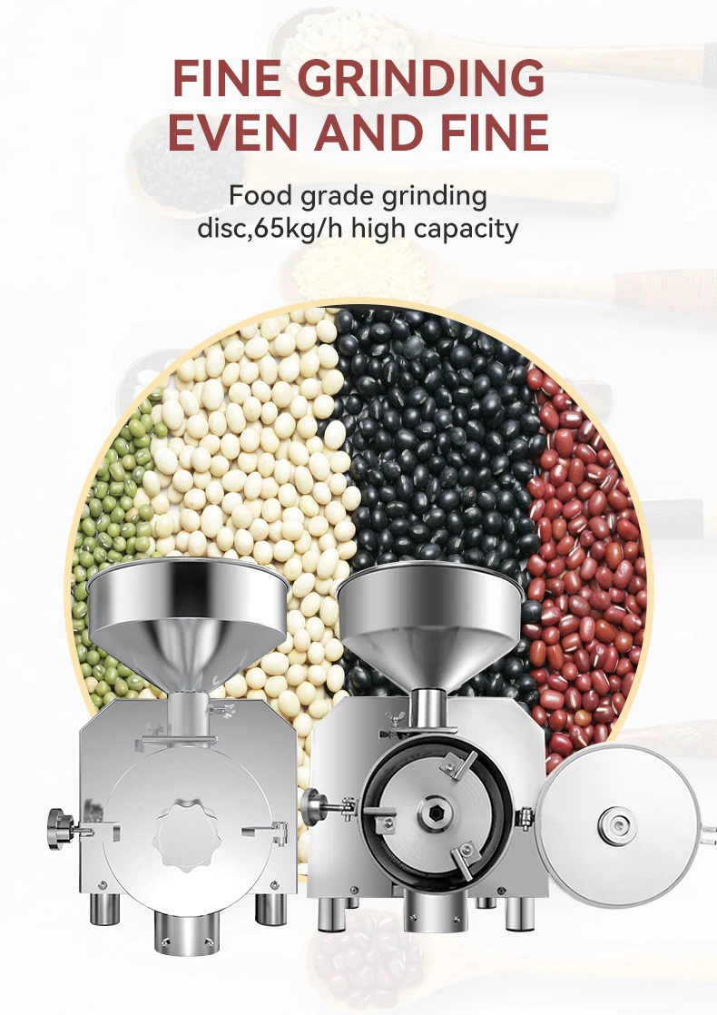Electric cocoa chilli cassava powder mini corn maize rice wheat flour mill spice grain processing grinding grinder machine price