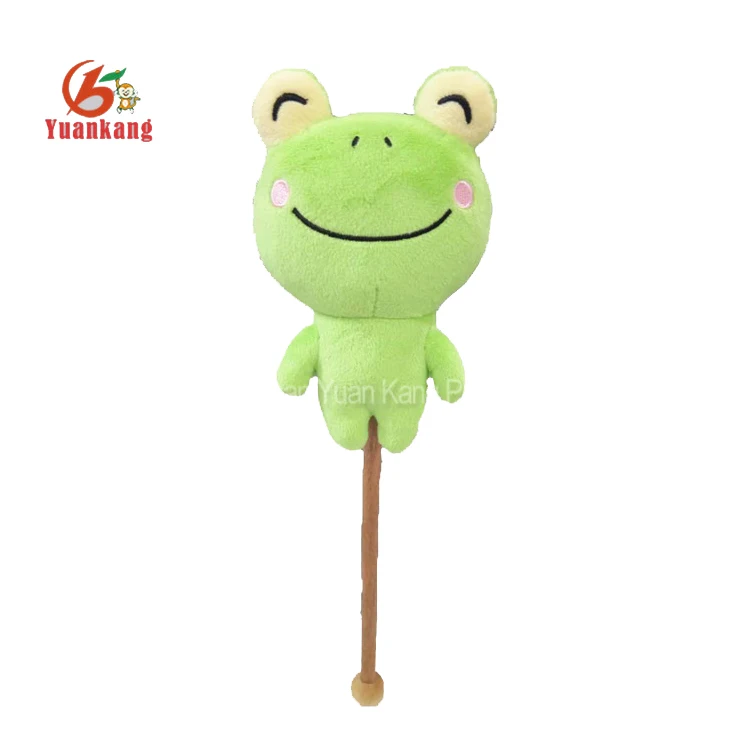 stuffed animal on a stick