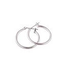 Hoop Earrings Silver 2021 Trendy Fashion Simple Hoop Earrings Women's Silver Thick Hoop Earrings
