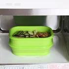 Plastic Hot Sale Best Quality Microwavable Colorful Double Plastic Pp Silicon Lunch Box Meal Kit