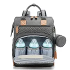 Diaper Bag With Bag Wholesale Portable 3 In 1 Custom Printed Expandable Backpack Baby Diaper Bags With Changing Station