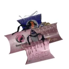 Hair Packaging Bag Custom Logo Wig Hair Packaging Boxes Luxury Shopping Paper Bag Pillow Box For Bundle Boutique Shop