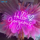 Rebow Drop Shipping Advertising Light Up Led Colorful Letters Custom Neon Signs Light
