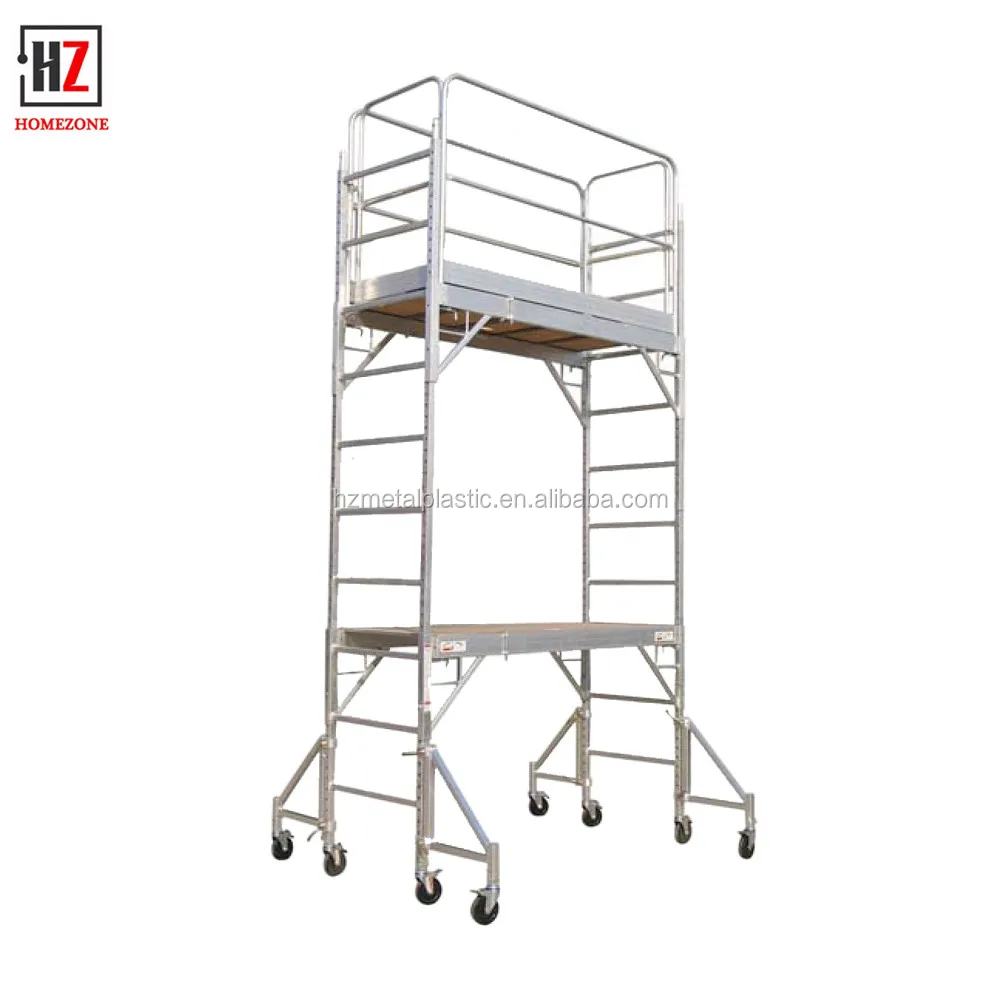 Safety Ft Aluminum Multi Use Ladders Safeclimb Baker Style Rolling