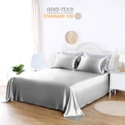 Wholesale 22 Momme 6A 100% Mulberry Silk Bed Sheets Pure King Silk Sheet Set Silk Pillowcase